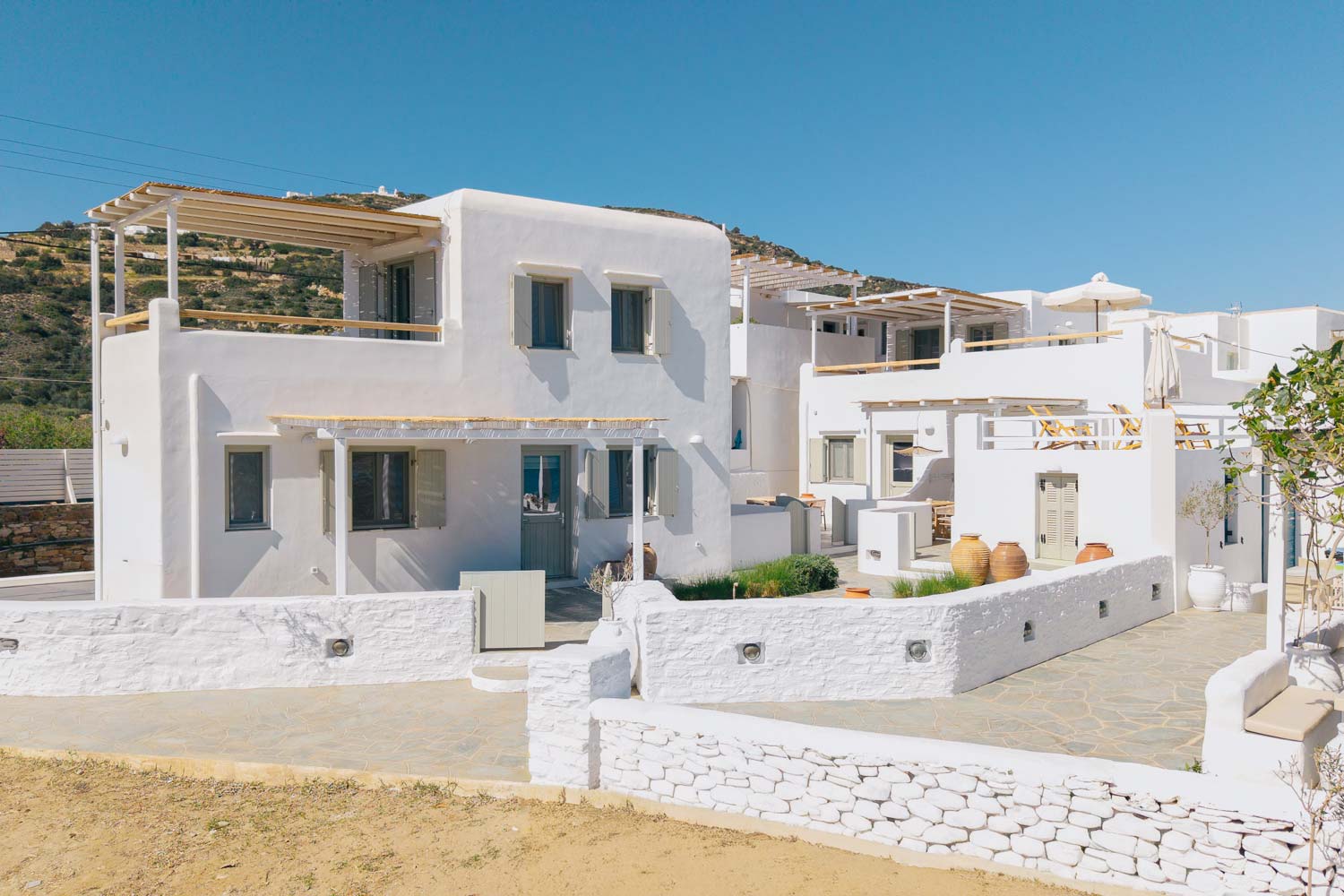Τα καταλύματα Turquoise maisons by the sea στη Σίφνο